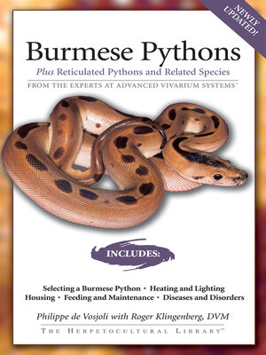 cover image of Burmese Pythons